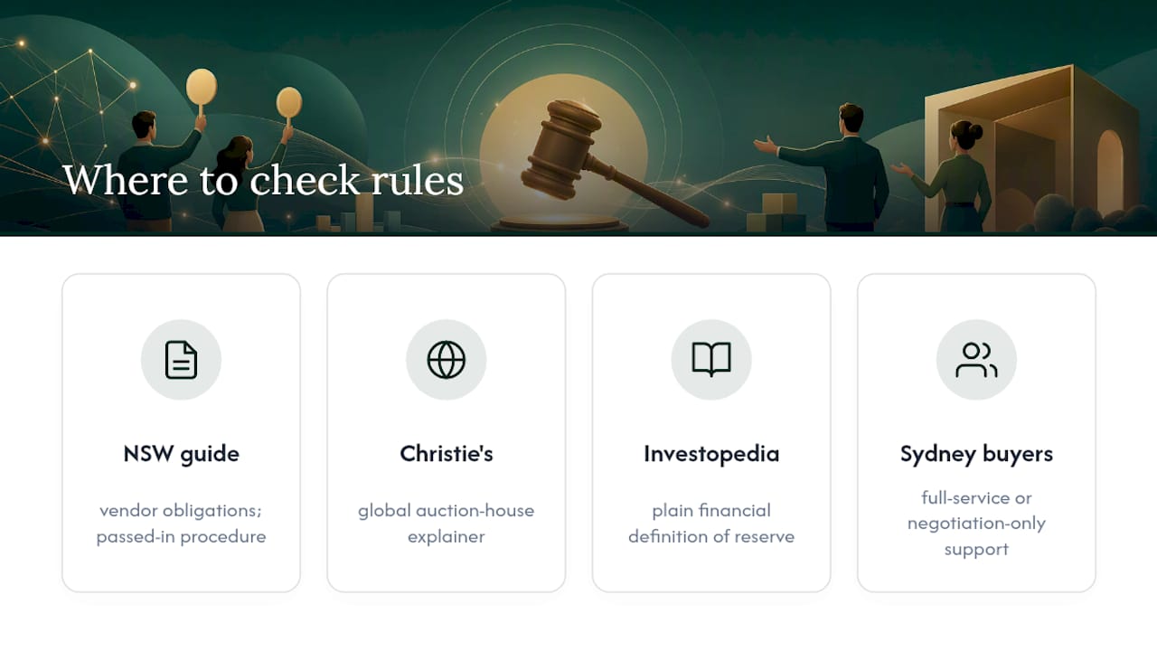 Where to check the rules yourself — overview diagram