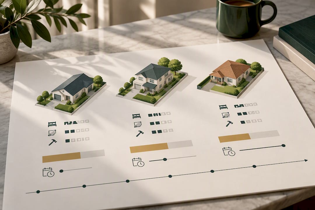 Comparable Sydney house sales comparison illustration