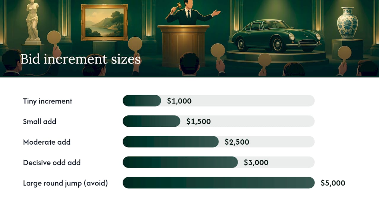 Bidding tactics that keep you in control on the day — overview diagram