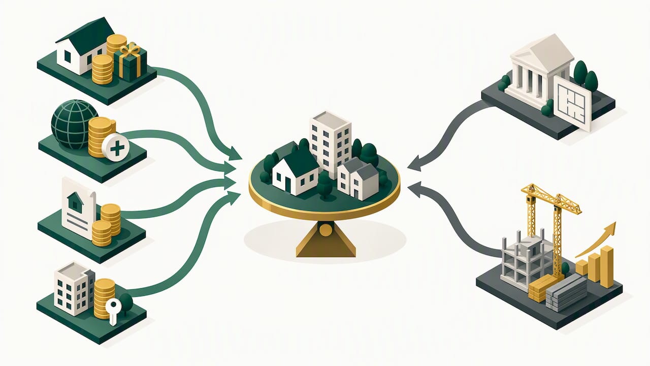 Policy forces balancing property demand and supply